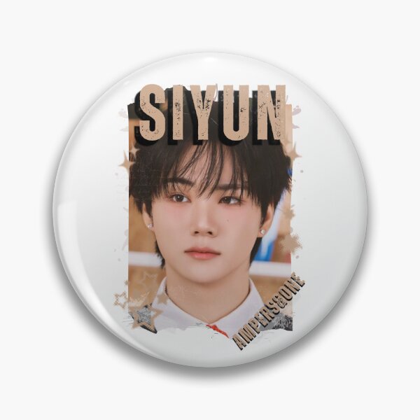 Item preview, AMPERS&ONEe Siyun Global KPOP Boy Group Black and White Collage Digital Art Portrait designed and sold by AJUNICE STUDIO.