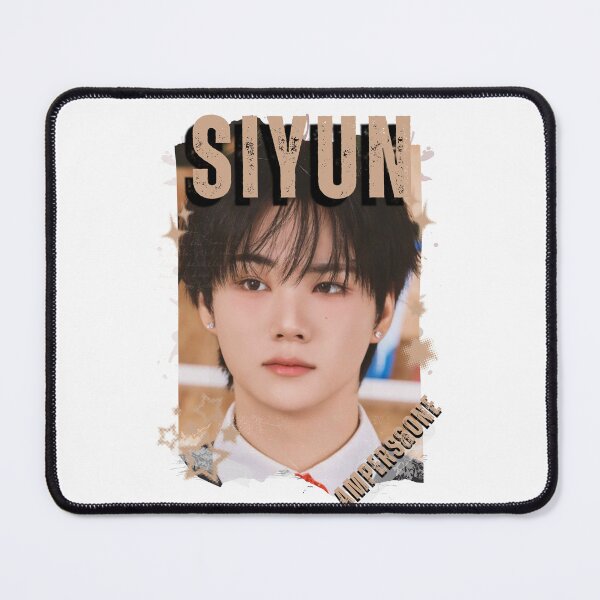 Item preview, AMPERS&ONEe Siyun Global KPOP Boy Group Black and White Collage Digital Art Portrait designed and sold by AJUNICE STUDIO.