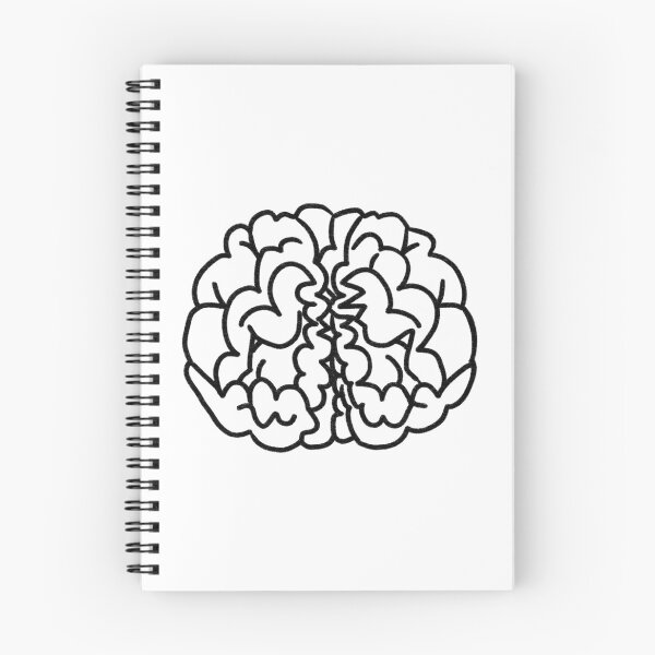 Item preview, Minimalist Brain Line Art Hand Drawn Cute Brain Outline Artwork designed and sold by SomiMotion.