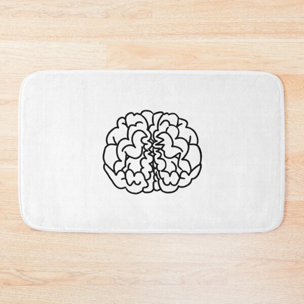 Item preview, Minimalist Brain Line Art Hand Drawn Cute Brain Outline Artwork designed and sold by somimalikkk.