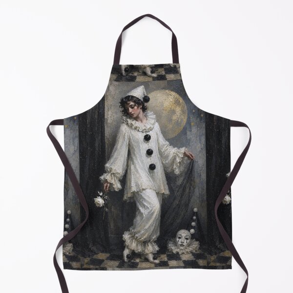 Item preview, An Elegant Pierrot painting. designed and sold by GalleryKauffeld.