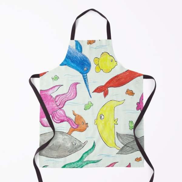 Item preview, Funny Colorful Fish Pattern designed and sold by BOKEbyTC.
