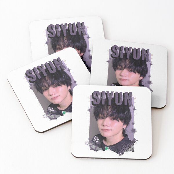 Item preview, AMPERS&ONEe Siyun Global KPOP Boy Group Black and White Collage Digital Art Portrait designed and sold by AJUNICE STUDIO.