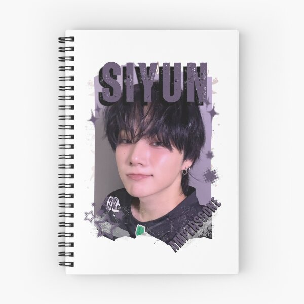 Item preview, AMPERS&ONEe Siyun Global KPOP Boy Group Black and White Collage Digital Art Portrait designed and sold by AJUNICE STUDIO.