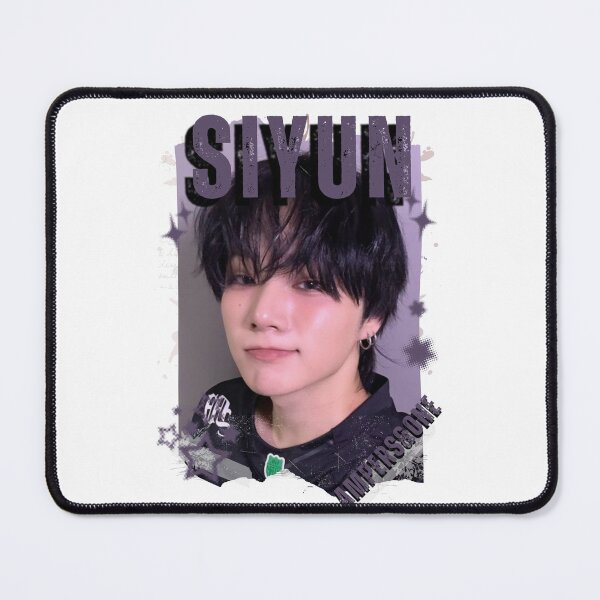 Item preview, AMPERS&ONEe Siyun Global KPOP Boy Group Black and White Collage Digital Art Portrait designed and sold by AJUNICE STUDIO.