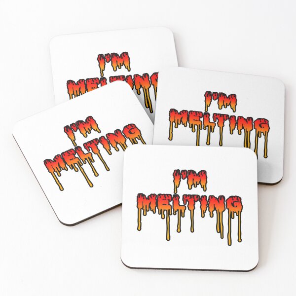Item preview, I'M Melting White Version designed and sold by bsalaub-.