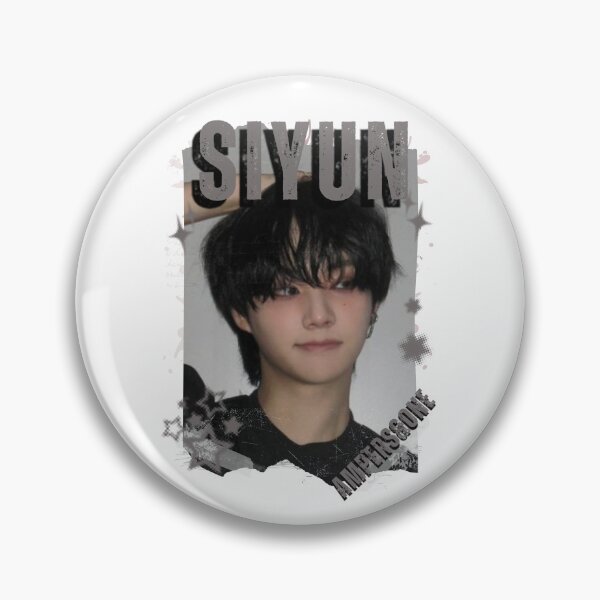 Item preview, AMPERS&ONEe Siyun Global KPOP Boy Group Black and White Collage Digital Art Portrait designed and sold by AJUNICE STUDIO.