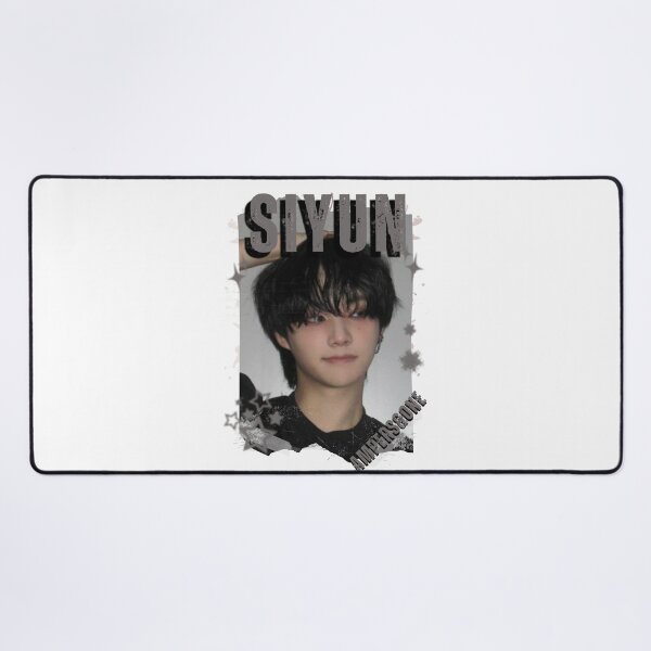 Item preview, AMPERS&ONEe Siyun Global KPOP Boy Group Black and White Collage Digital Art Portrait designed and sold by AJUNICE STUDIO.