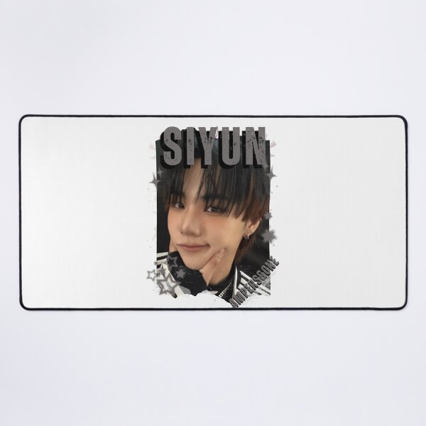 Item preview, AMPERS&ONEe Siyun Global KPOP Boy Group Black and White Collage Digital Art Portrait designed and sold by AJUNICE STUDIO.