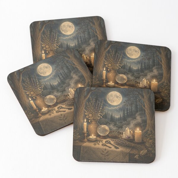 Item preview, Moonlit Altar - Witchy Vibes designed and sold by bapupa.