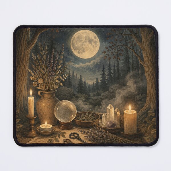 Item preview, Moonlit Altar - Witchy Vibes designed and sold by bapupa.