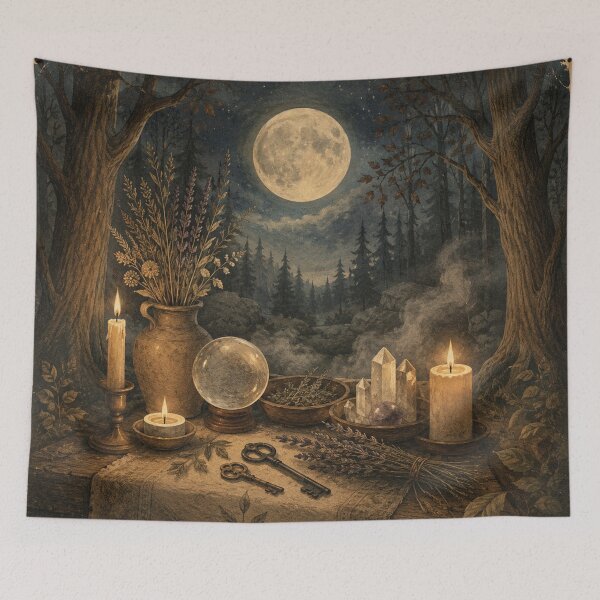 Item preview, Moonlit Altar - Witchy Vibes designed and sold by bapupa.