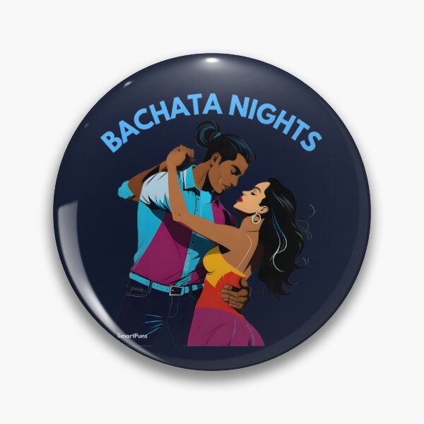 Item preview, Bachata Nights  – Vibrant Pop Art Latino Dance Couple Vector, Romantic Sensual Latin Dancers Silhouette, Colorful Comic Apparel Graphic Sticker designed and sold by SmartPuns.