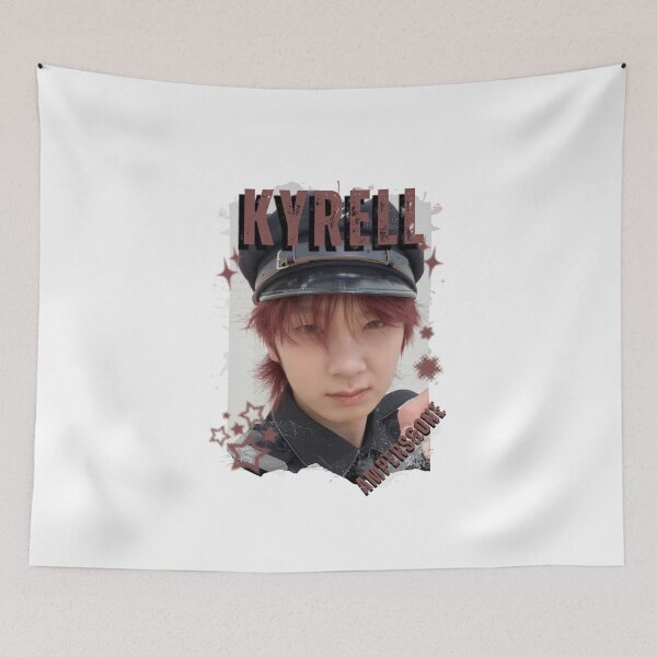 Item preview, AMPERS&ONEe Kyrell Global KPOP Boy Group Black and White Collage Digital Art Portrait designed and sold by AJUNICE STUDIO.