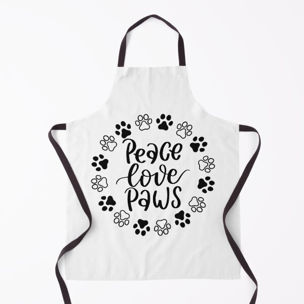 Item preview, Peace Love Paws Calligraphy Paw Print Graphic designed and sold by Dmo3HarkoArt.