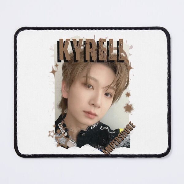 Item preview, AMPERS&ONEe Kyrell Global KPOP Boy Group Black and White Collage Digital Art Portrait designed and sold by AJUNICE STUDIO.