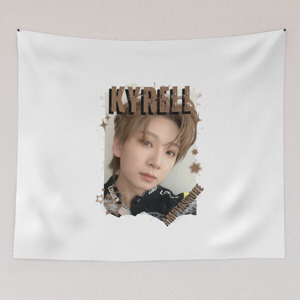 Item preview, AMPERS&ONEe Kyrell Global KPOP Boy Group Black and White Collage Digital Art Portrait designed and sold by AJUNICE STUDIO.