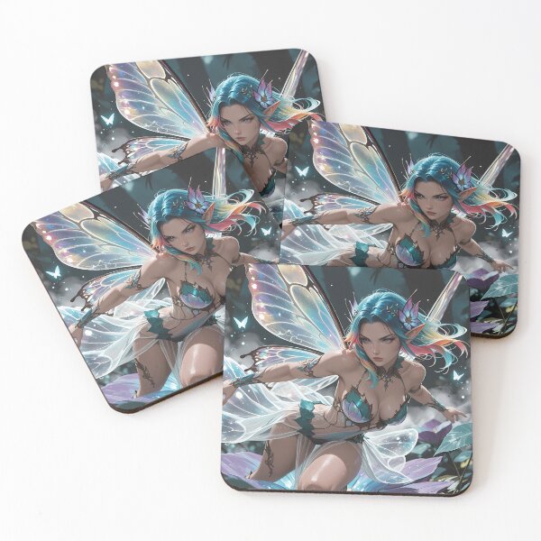 Item preview, Pixie Fairy with Butterfly Wings Enchanted Fairycore Fantasy designed and sold by BorgSpareParts.