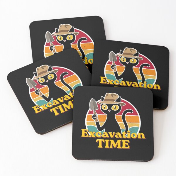 Item preview, Funny Archaeology - Excavation Time - Cat Lover designed and sold by SpaceArt1.