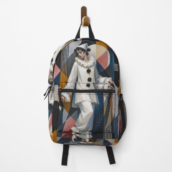 Item preview, A cubistic Pierrot painting. designed and sold by GalleryKauffeld.
