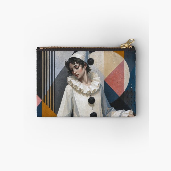 Item preview, A cubistic Pierrot painting. designed and sold by GalleryKauffeld.