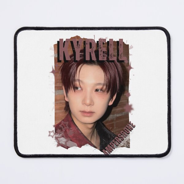 Item preview, AMPERS&ONEe Kyrell Global KPOP Boy Group Black and White Collage Digital Art Portrait designed and sold by AJUNICE STUDIO.