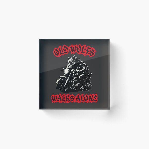 Item preview, OLD WOLFS WALKS ALONE DIGITAL ART z designed and sold by GoGreenlove.