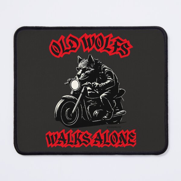 Item preview, OLD WOLFS WALKS ALONE DIGITAL ART z designed and sold by GoGreenlove.