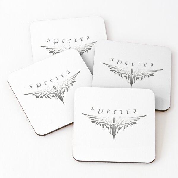 Item preview, Spectra Silver Wings Emblem - Dark Fantasy Chrome Logo Design designed and sold by spectomine.