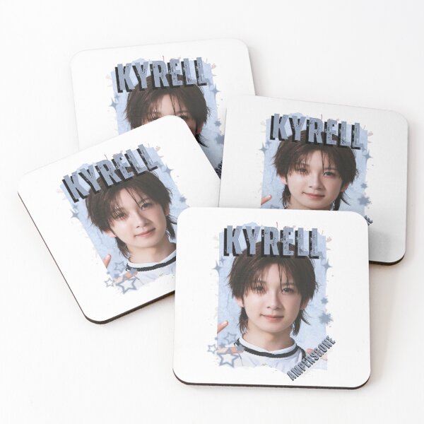Item preview, AMPERS&ONEe Kyrell Global KPOP Boy Group Black and White Collage Digital Art Portrait designed and sold by AJUNICE STUDIO.