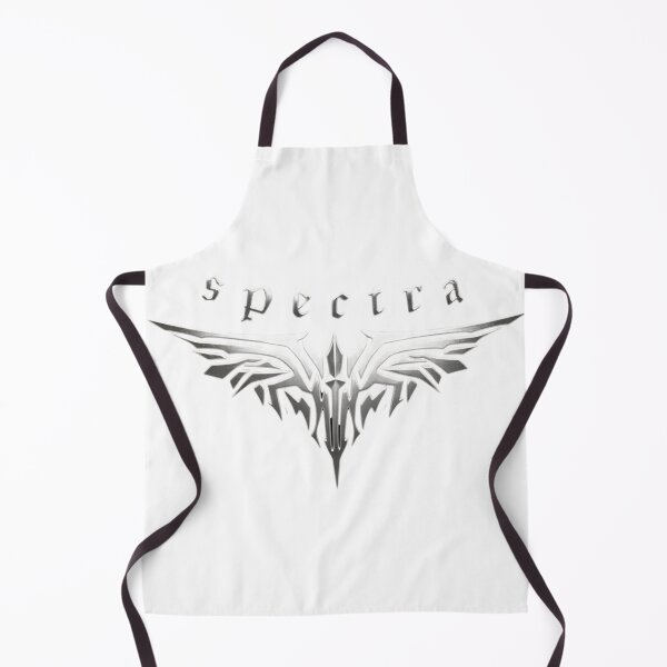 Item preview, Spectra Silver Wings Emblem - Dark Fantasy Chrome Logo Design designed and sold by spectomine.