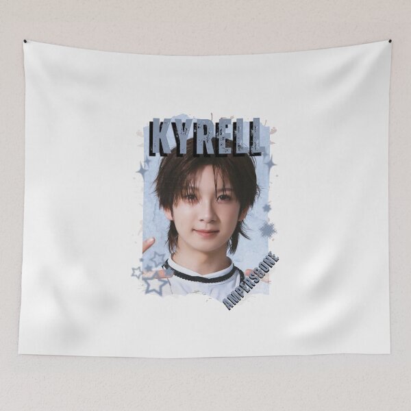 Item preview, AMPERS&ONEe Kyrell Global KPOP Boy Group Black and White Collage Digital Art Portrait designed and sold by AJUNICE STUDIO.