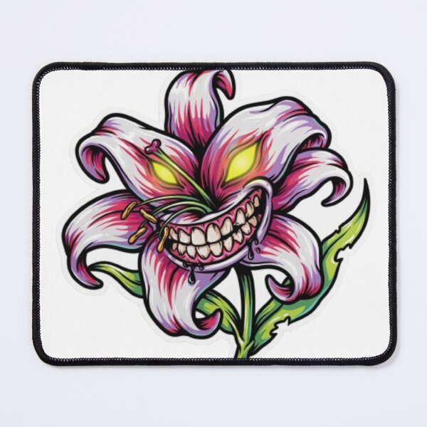 Item preview, Evil Lily Flower Monster Glowing Eyes designed and sold by TeeDesignMaster.