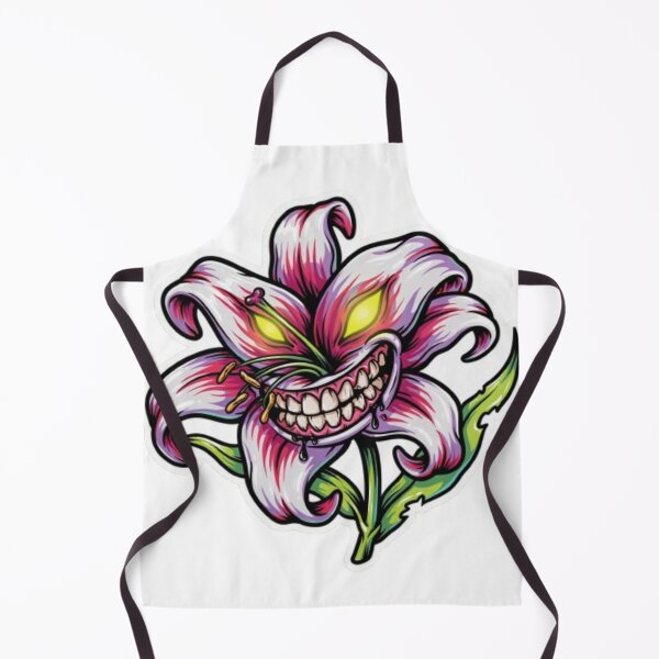Item preview, Evil Lily Flower Monster Glowing Eyes designed and sold by smartlogo_factory.