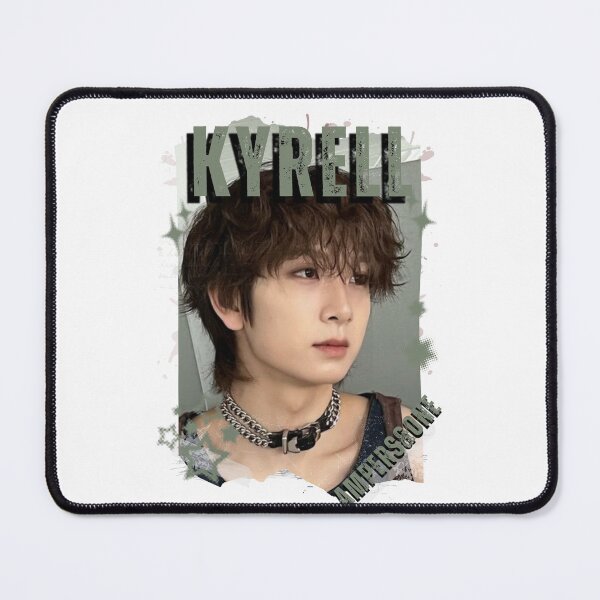 Item preview, AMPERS&ONEe Kyrell Global KPOP Boy Group Black and White Collage Digital Art Portrait designed and sold by AJUNICE STUDIO.