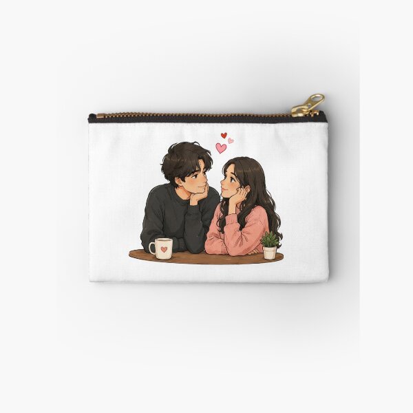 Item preview, Cute Couple Love Coffee Sticker designed and sold by Charul2dartist.