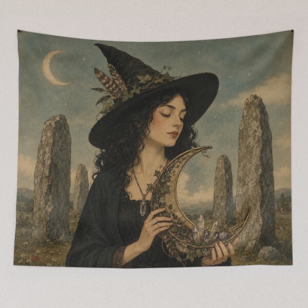 Item preview, Veil of Stars - Witchy Woman designed and sold by bapupa.