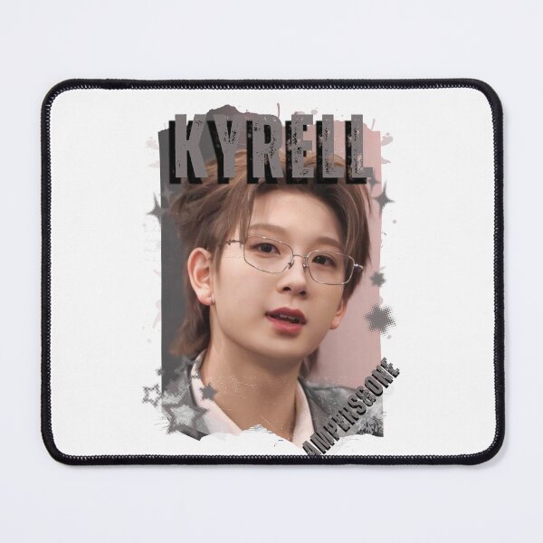 Item preview, AMPERS&ONEe Kyrell Global KPOP Boy Group Black and White Collage Digital Art Portrait designed and sold by AJUNICE STUDIO.