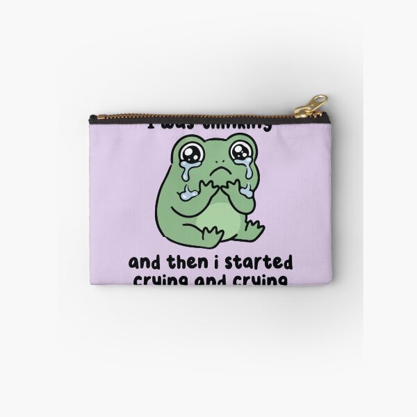 Item preview, I Was Thinking And Then I Started Crying Frog designed and sold by BrownHorse90s.