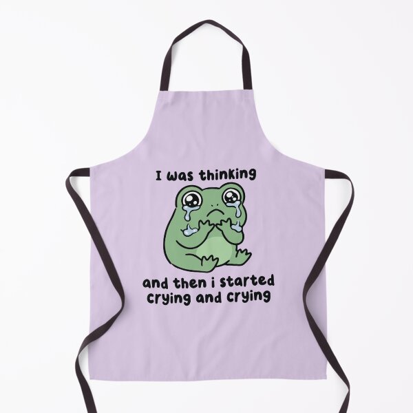 Item preview, I Was Thinking And Then I Started Crying Frog designed and sold by BrownHorse90s.