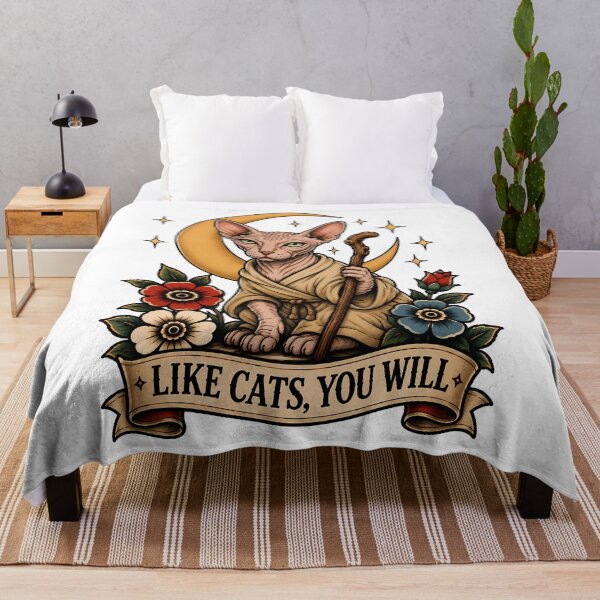 Item preview, Sphynx Master Cat Tattoo Style designed and sold by Old's Cool Cat Studio.