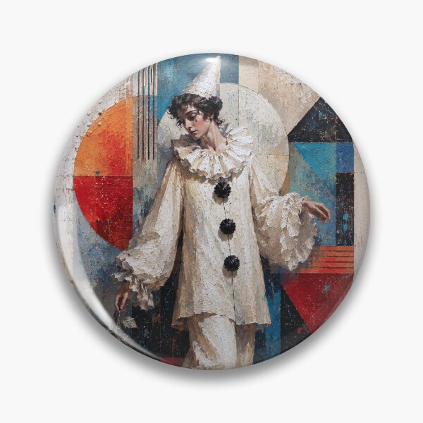 Item preview, Female Pierrot: a cubistic painting. designed and sold by GalleryKauffeld.