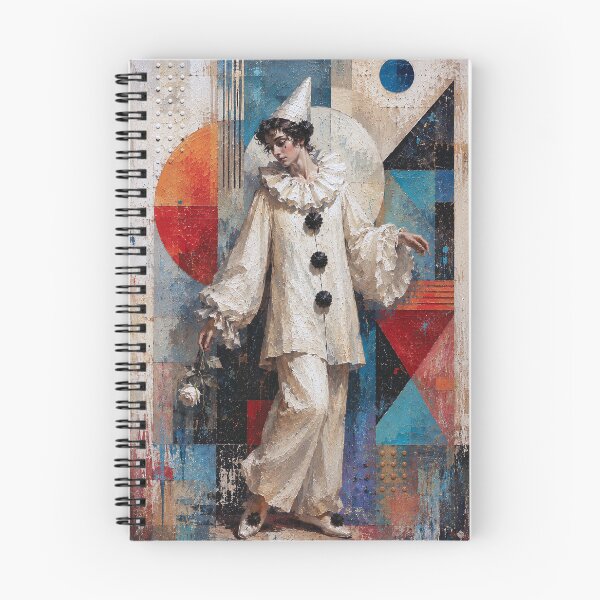 Item preview, Female Pierrot: a cubistic painting. designed and sold by GalleryKauffeld.