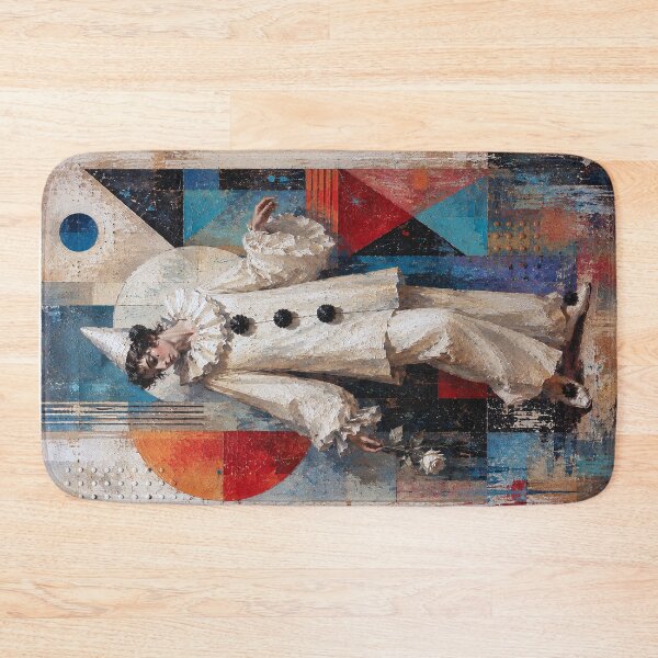 Item preview, Female Pierrot: a cubistic painting. designed and sold by GalleryKauffeld.