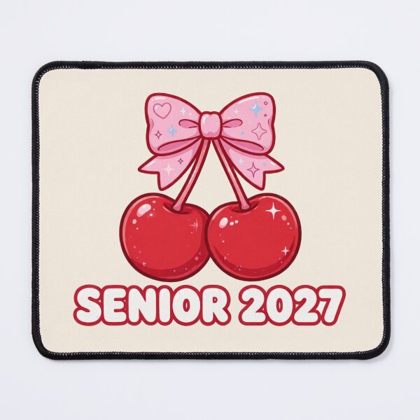 Item preview, Cherry Bow Senior 2027 Y2K Pink Red Coquette Cherry Class of 2027 Senior Spirit designed and sold by Yellowriversss.
