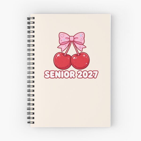 Item preview, Cherry Bow Senior 2027 Y2K Pink Red Coquette Cherry Class of 2027 Senior Spirit designed and sold by Yellowriversss.