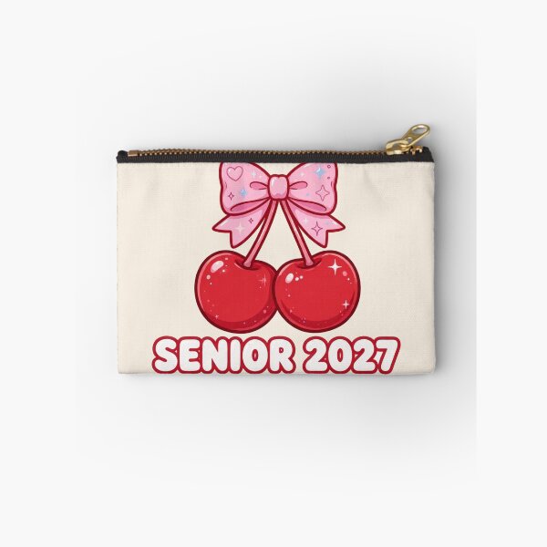Item preview, Cherry Bow Senior 2027 Y2K Pink Red Coquette Cherry Class of 2027 Senior Spirit designed and sold by Yellowriversss.