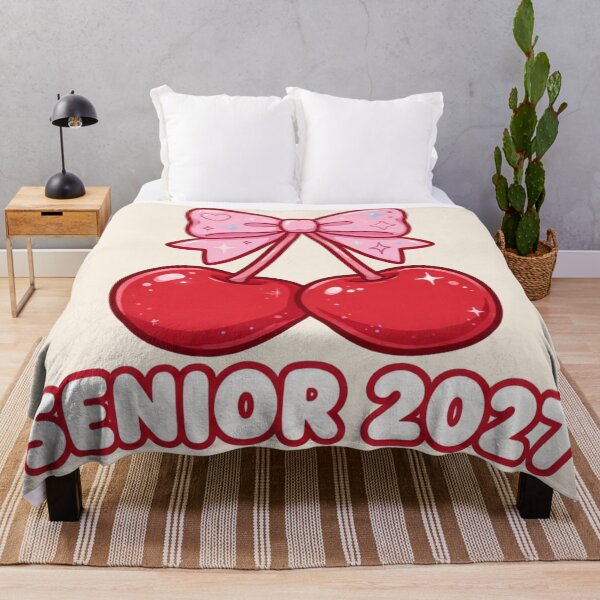 Item preview, Cherry Bow Senior 2027 Y2K Pink Red Coquette Cherry Class of 2027 Senior Spirit designed and sold by Yellowriversss.