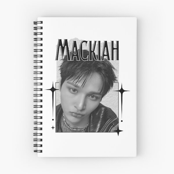 Item preview, AMPERS&ONEe Mackiah Global KPOP Boy Group Black and White Collage Digital Art Portrait designed and sold by AJUNICE STUDIO.