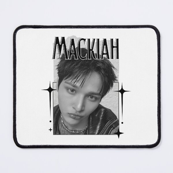 Item preview, AMPERS&ONEe Mackiah Global KPOP Boy Group Black and White Collage Digital Art Portrait designed and sold by AJUNICE STUDIO.